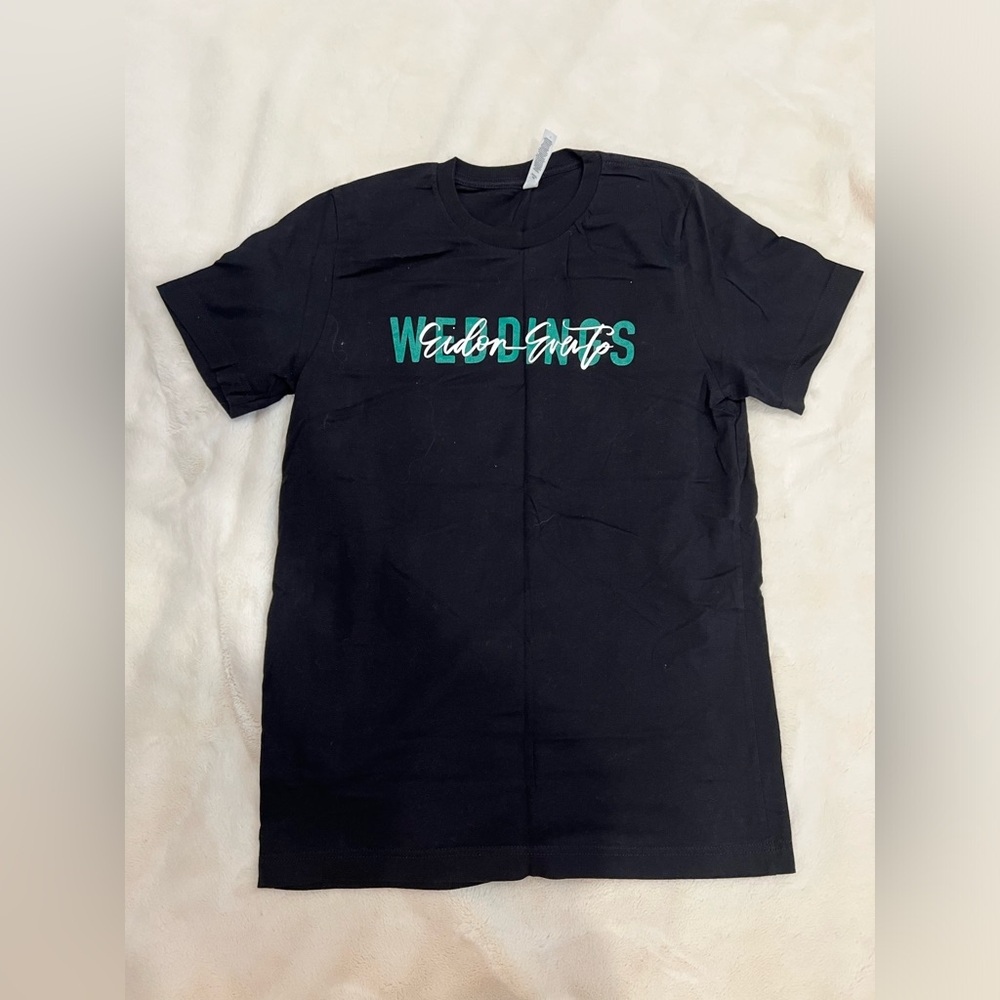 Eidon Events Weddings Black Tee